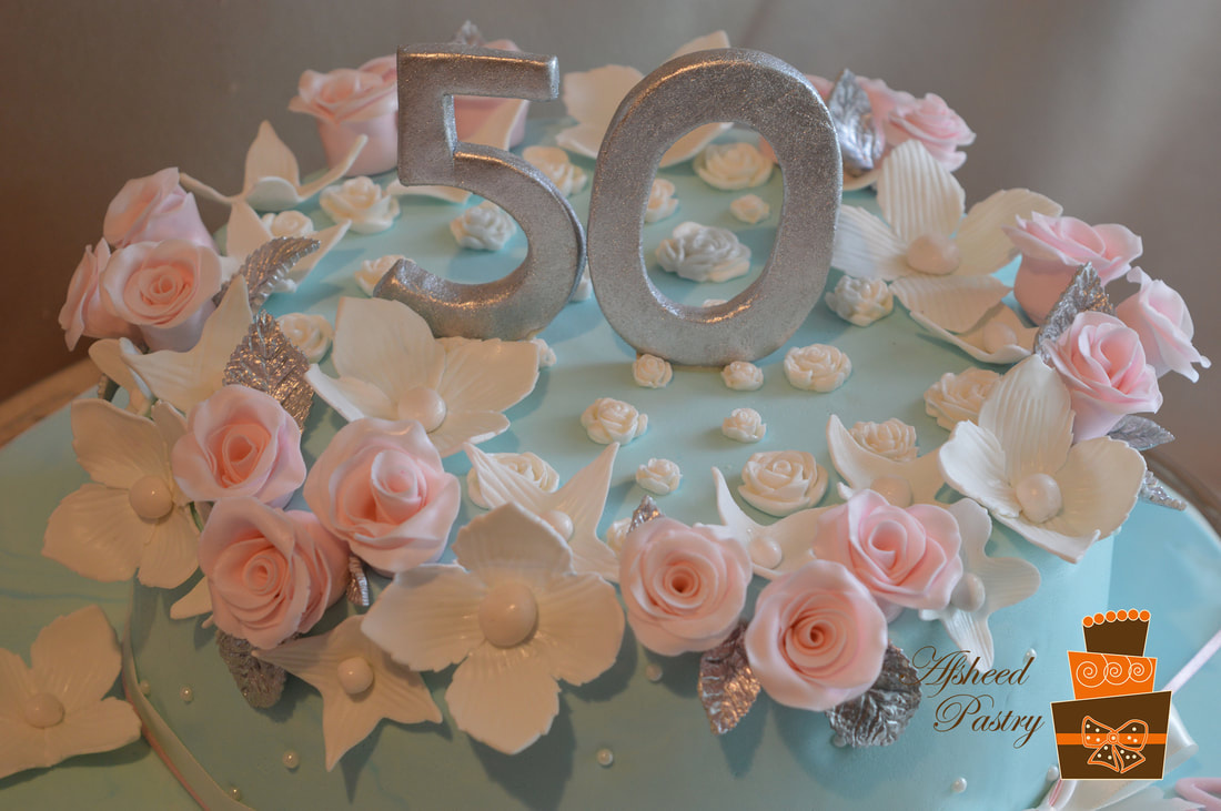 50Th Anniversary Cake - CakeCentral.com
