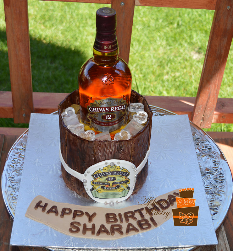 Gumpaste Jack Daniels Whiskey Cake Topper Cake Picture Fondant Men's |  eBay