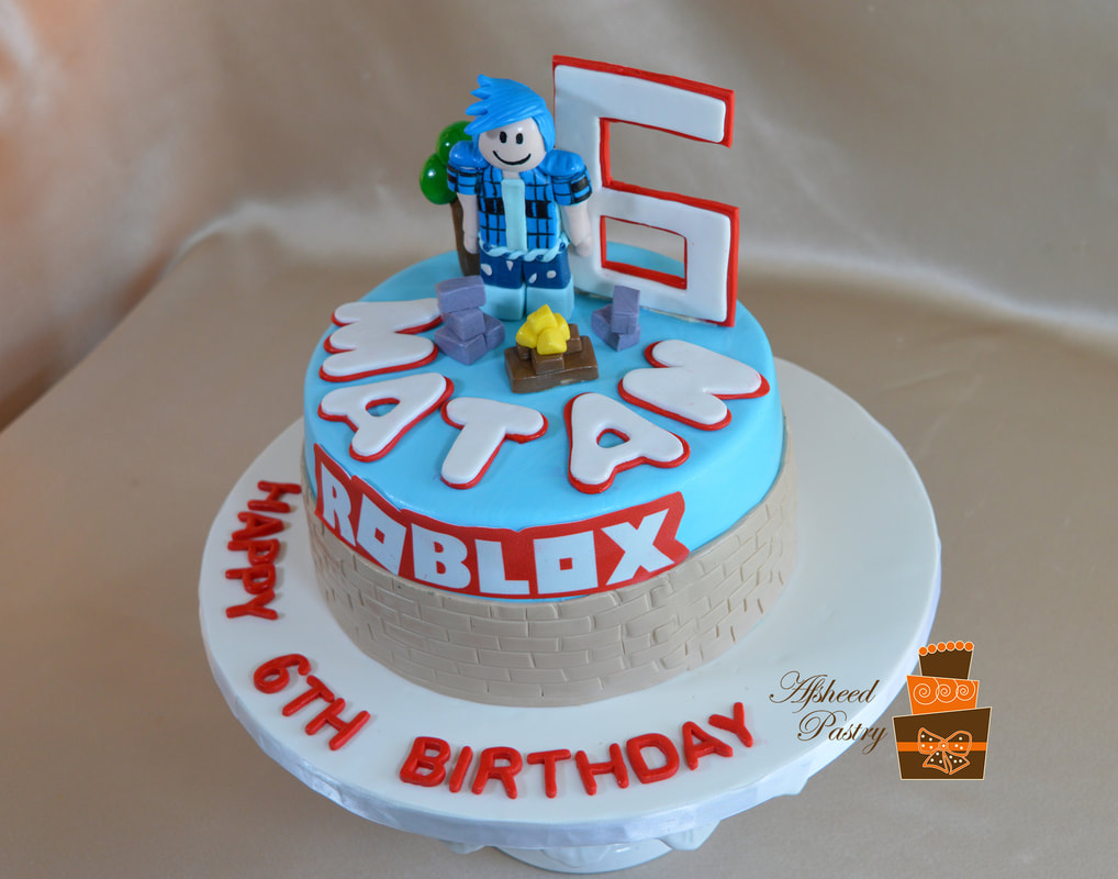 Roblox Birthday Cake - roblox cake design ideas