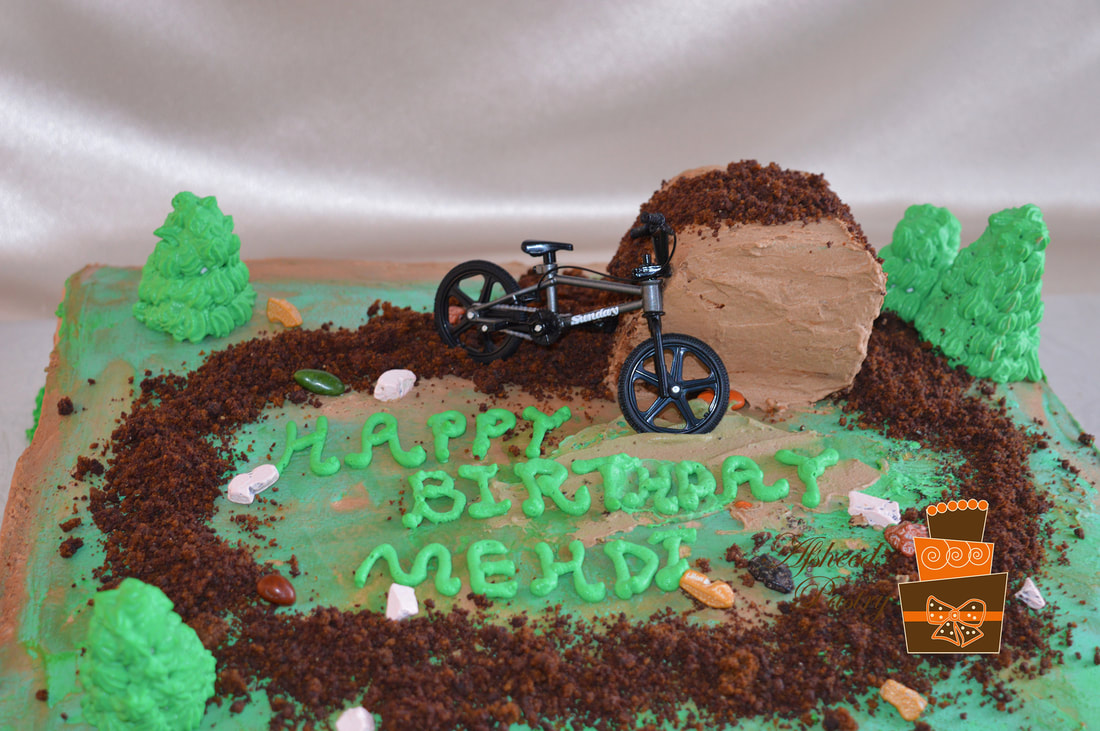 Amazon.com: LECAKTO Bicycle Birthday Cake Topper,Dirt Bike Birthday Party  Cake Decor, Mountain Bike Sports Themed Birthday Party Decorations for Man  Girls Boy's : Grocery & Gourmet Food