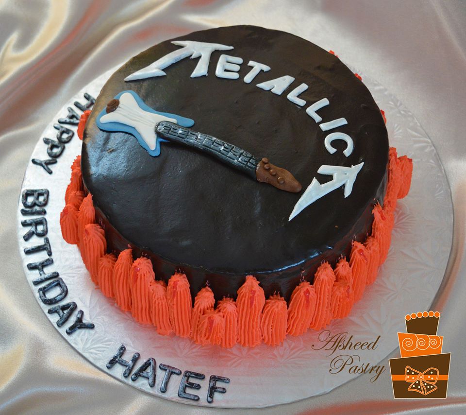 Metallica Edible Icing Cake Topper 02 – the caker online